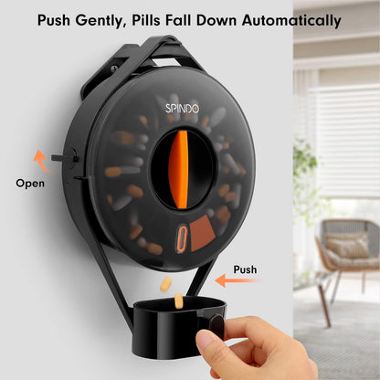 locked automatic pill dispenser